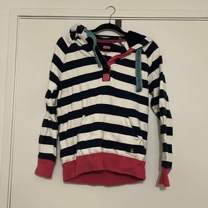 Women’s Joules Sweatshirt - Size Small, Navy & White Stripe
